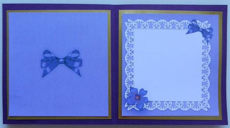 Pretty Viola Matching Insert Square Portrait by Irene Drieman
