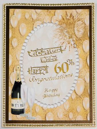 A4 Gold Anniversary Celebration Insert by Irene Drieman