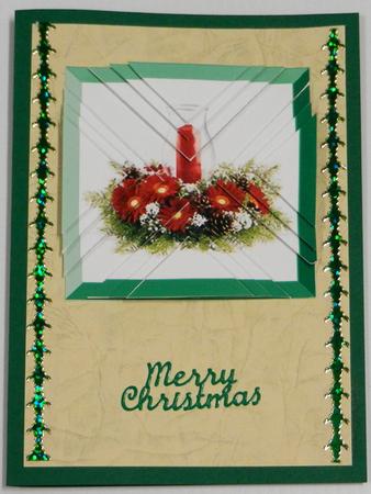 Christmas Gerberas - Green - Shattered Pyramid by Irene Drieman