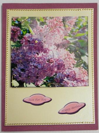 Lilac Time - Corner Stacker by Irene Drieman