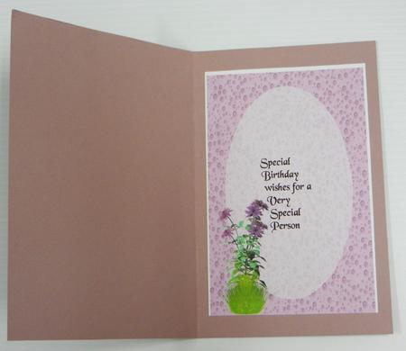 Dahlia and Pearls A4 Insert by Irene Drieman