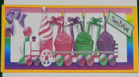 All Aboard the Birthday Cupcake Train! Dl by Irene Drieman