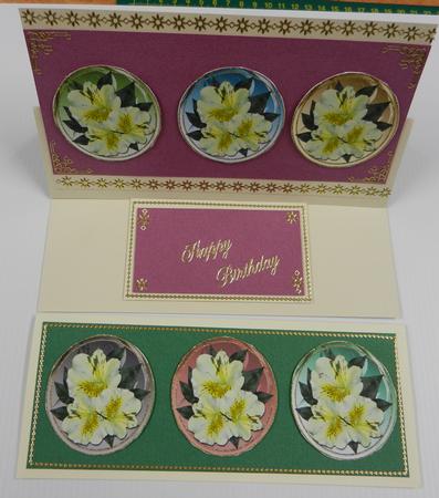 Little Lilies Round Toppers/ Tags Set by Irene Drieman