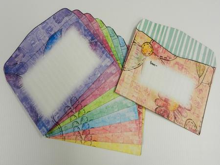 Bumper Value Pack of C6 Envelopes in Shabby Summertime Colours by Irene Drieman