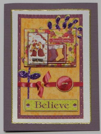Season's Greetings Pyramage Sheet by Irene Drieman