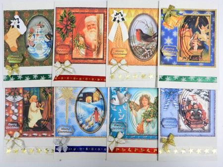 Christmas Pyramid Cards Bumper Kit by Irene Drieman