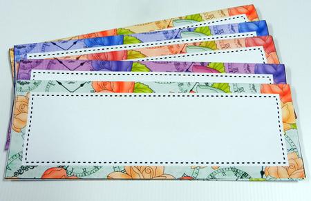 5 Large Slim Time for Roses Envelopes Kit by Irene Drieman