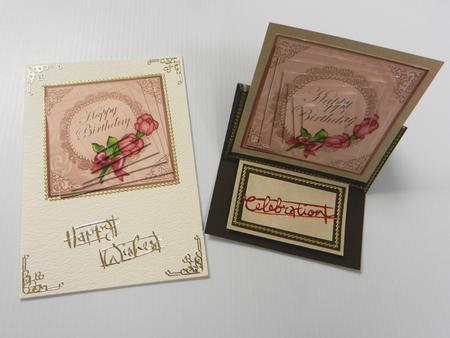 Roses and Metallic Lace - Twisted Pyramage sheet by Irene Drieman