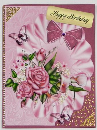 Beautiful Over the Edge Pink Roses by Irene Drieman