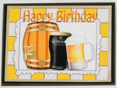 Cheers Lovely to Relax with a Pint A4 by Irene Drieman