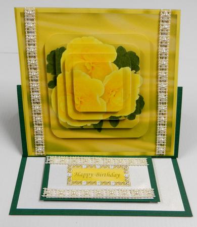 Diamonds and Silk Yellow Begonias by Irene Drieman