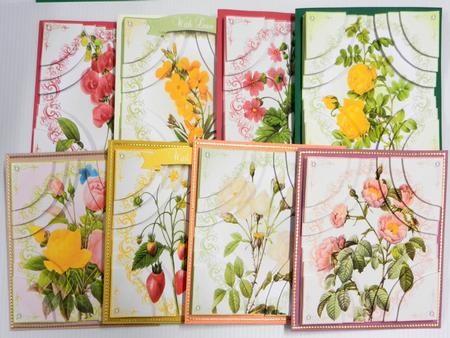 Floral Fantasy Corner Stackers Bumper Kit by Irene Drieman