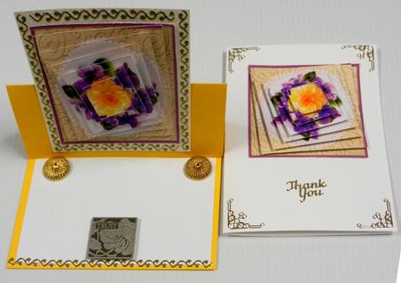Flowers and Pearls Twisted Pyramage Sheet by Irene Drieman
