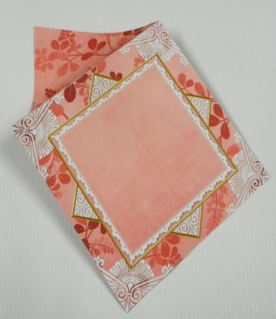 Pink Oriental Fern 6inch Diamond Envelope Mini Kit by Irene Drieman