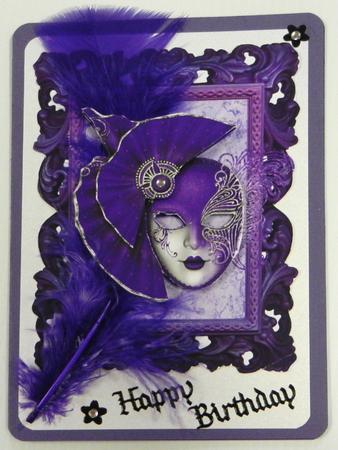 Purple Masquerade by Irene Drieman