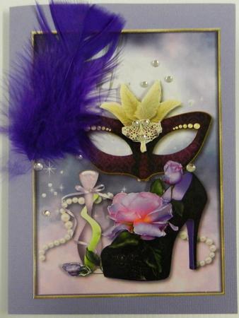 Masked Ball Topper - Design 2 by Irene Drieman