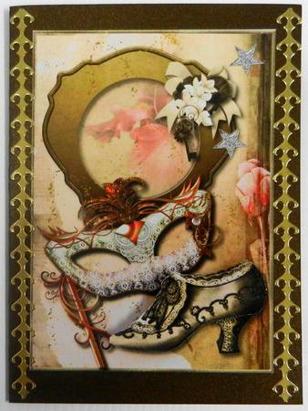 Masked Ball Topper - Design 4 by Irene Drieman