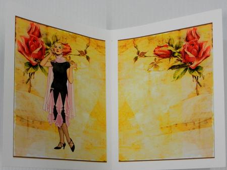 Pretty Red Roses Insert 5 by Irene Drieman