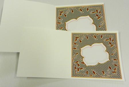Black Dotty Fancy 6in & 5in Insert Panel Sheet by Irene Drieman