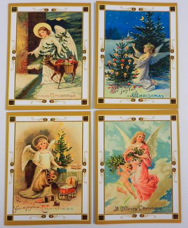 Vintage Christmas Angel Toppers by Irene Drieman