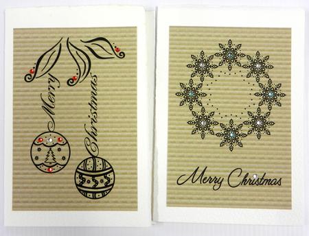 Kraft Paper Christmas Silhouettes 4 by Irene Drieman