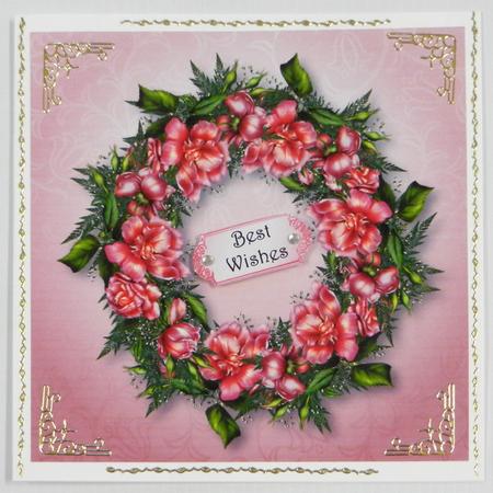 A Wreath of Glory Roses by Irene Drieman