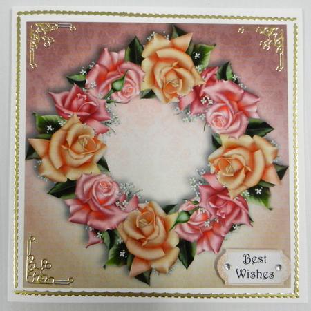 A Wreath of Edwardian Roses by Irene Drieman