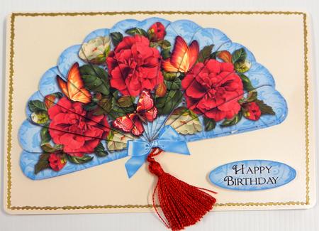Floral Butterfly Beauty - Fan Sheet by Irene Drieman