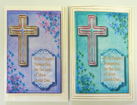 Two Quick and Easy Sympathy Toppers  by Irene Drieman