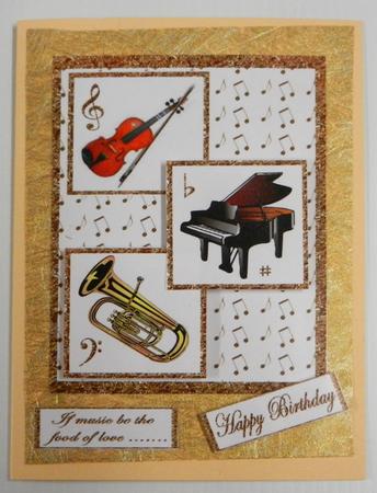 Classical Music (gold) by Irene Drieman