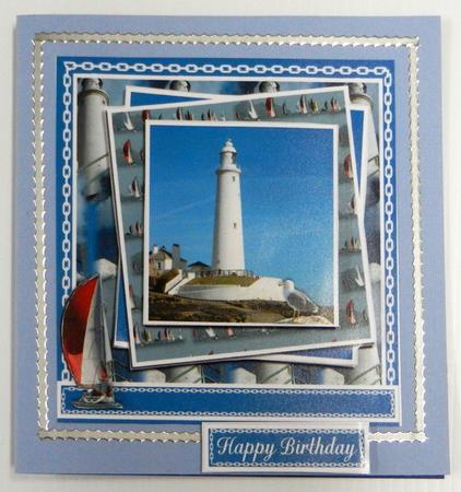 Lighthouse & Sails by Irene Drieman