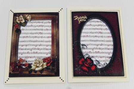 Vintage Frame Music Toppers 3 by Irene Drieman