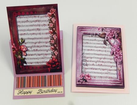 Vintage Frame Music Toppers 2 by Irene Drieman