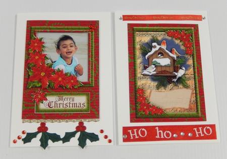Christmas Birds Aperture Topper and Insert by Irene Drieman