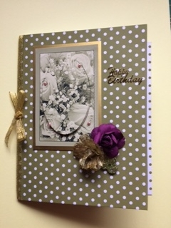 Intertwined Pyramid Roses in Gold by Irene Griffiths