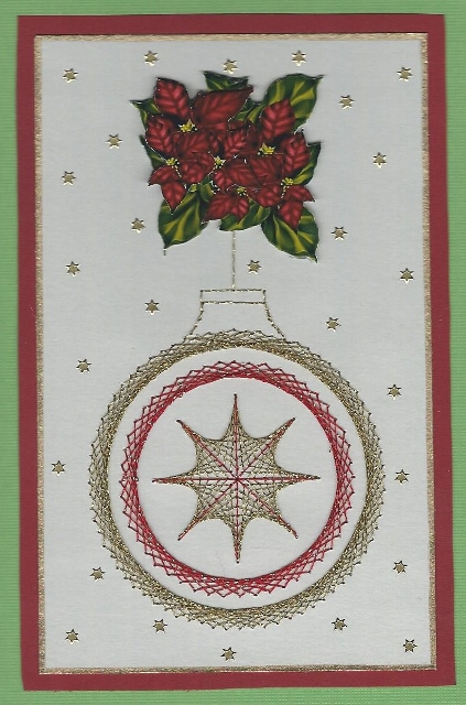 3D Cristmas Poinsettias by Irene Jardine