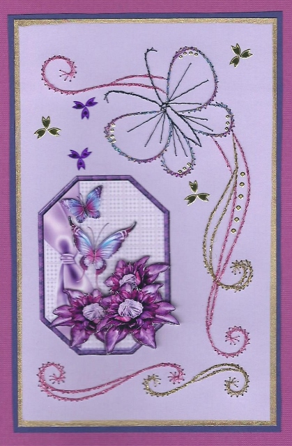 Flowers& Butterflies by Irene Jardine