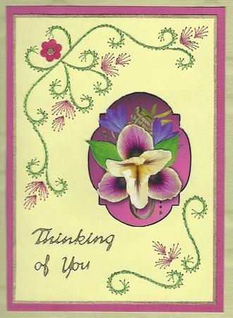 Iris and Lace 2 Card Sheet 3D for a Special Lady by Irene Jardine