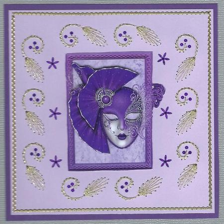 Purple Masquerade by Irene Jardine