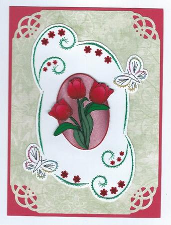 Rouge Florals by Irene Jardine