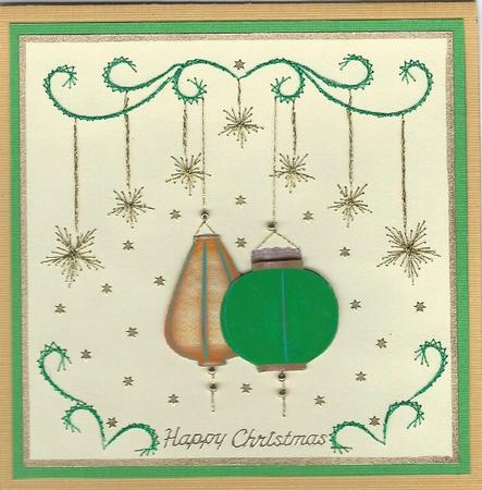 Christmas Lanterns by Irene Jardine