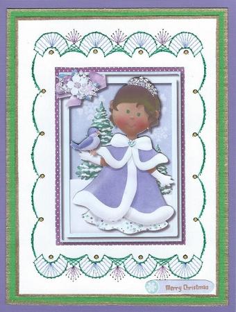 Lovely Christmas Snow Princess 2 by Irene Jardine