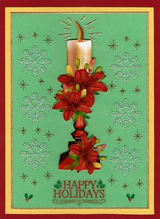 Candle & Lilies Large Dl by Irene Jardine