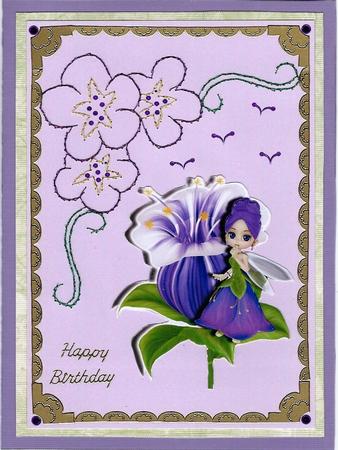 Blue Flower Fairy by Irene Jardine