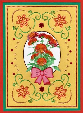 Flowers on Tartan by Irene Jardine