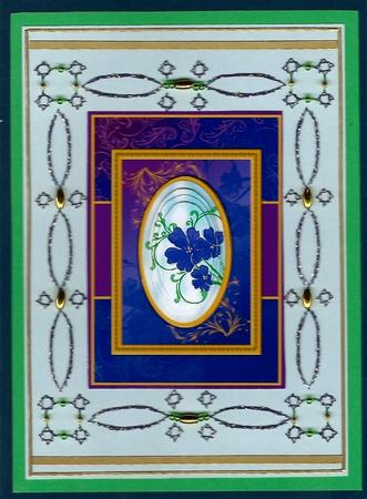 Pretty Blue Flower Thankyou by Irene Jardine