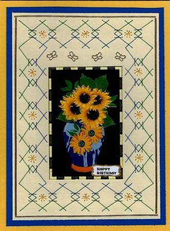 Clarice Sunflowers by Irene Jardine