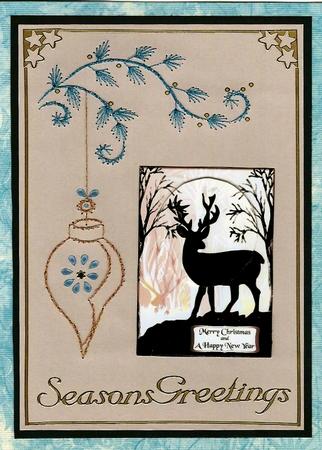 Deer in Silhouette 2 by Irene Jardine