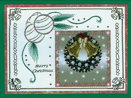 Christmas Topper with Wreath 2 by Irene Jardine