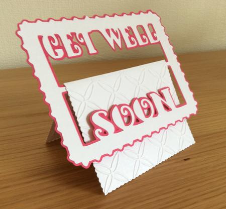Get Well Soon Buckle Card by Irene Macdonald